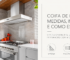 Exaustor de cozinha integrado a uma coifa sob medida